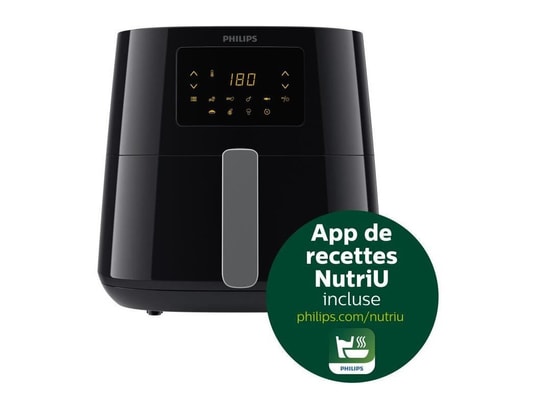 Friteuse sans huile PHILIPS Airfryer XL Série 3000 HD9270/70, 1,2 kg,  Technologie Rapid Air, 7 préréglages, noir - Cdiscount Electroménager