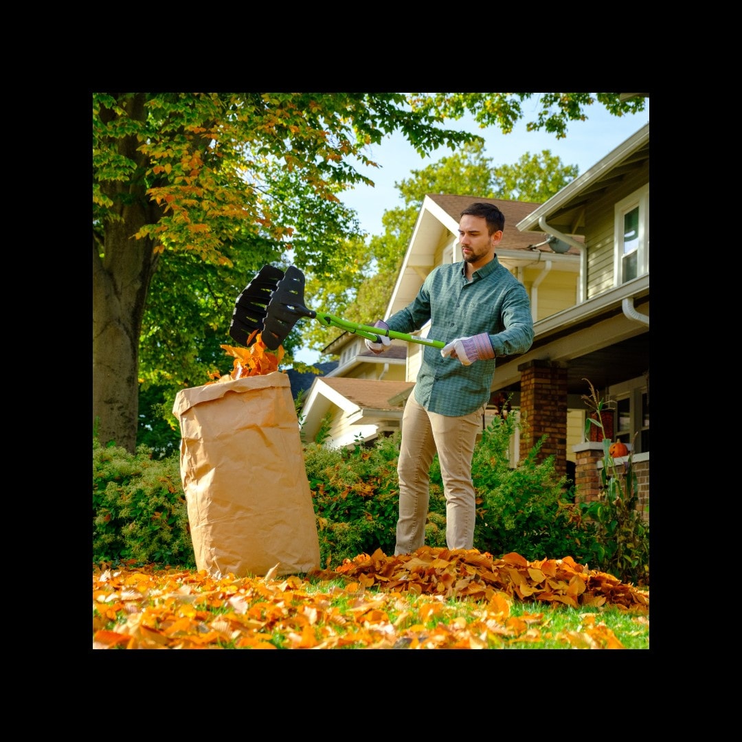 Ramasse feuilles ergonomique XXL EARTWISE – VENTEO – Outil de jardin