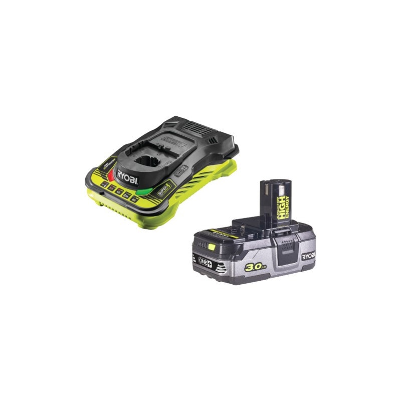 Pack ryobi sécateur 18v oneplus ry18sca-0 - 1 batterie 3.0ah high energy -  1 chargeur ultra rapide RYOBI