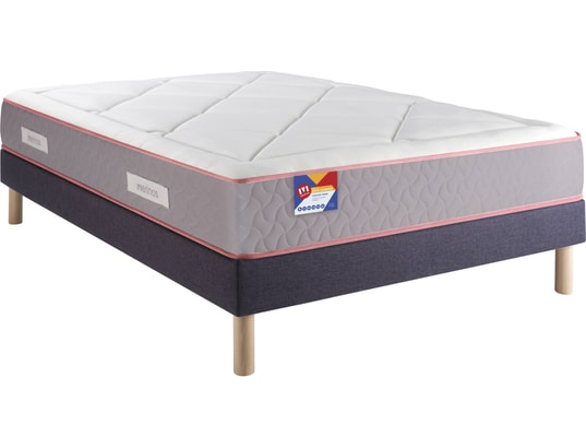 Matelas 70x190 + Sommier Démonté + pieds + Oreiller Mémoire +