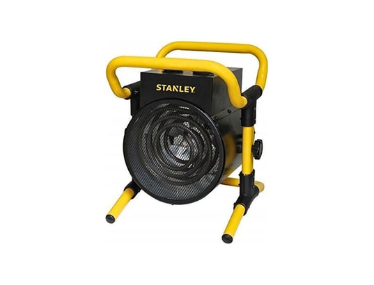 Chauffage électrique 3000w industriel de chantier stanley noir - protection  surchauffe STANLEY