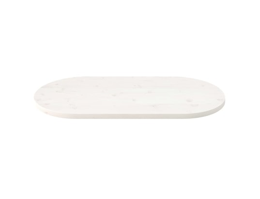 Dessus de table 90x45x2,5 cm bois de pin massif ovale vidaXL