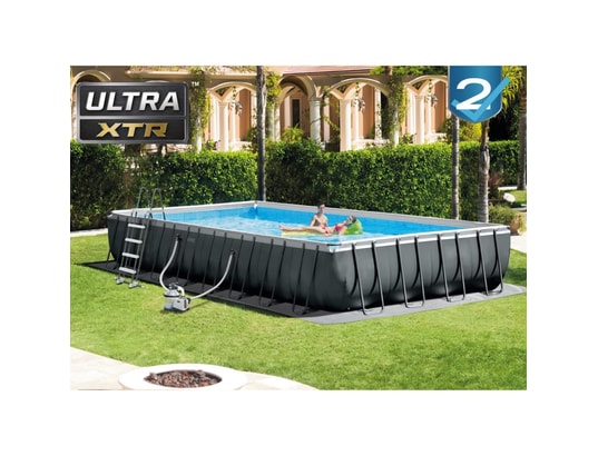 Intex ensemble de piscine ultra xtr frame rectangulaire 975x488x132 cm