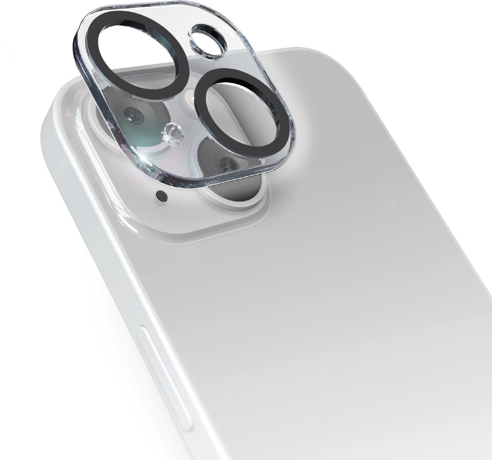 Protecteur de caméra en verre trempé cool pour iPhone 15/15 Plus