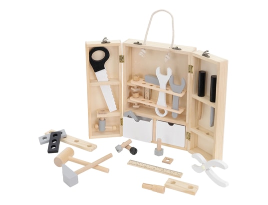 Boîte à outils d'enfants mallette avec 8 outils jouet de