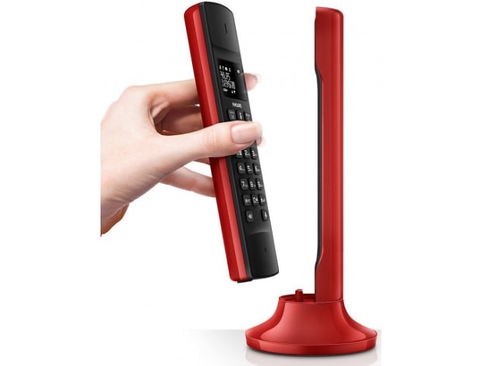 Téléphone sans fil PHILIPS Linea M3101R/FR rouge Pas Cher 