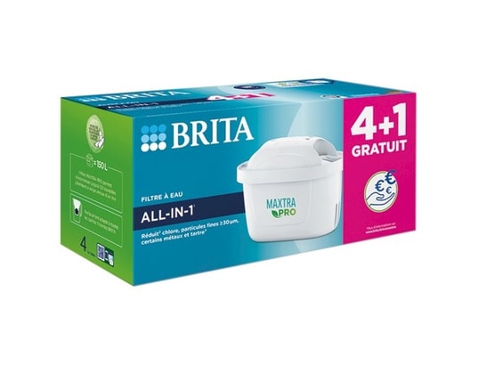 Carafe en verre Brita avec 1 filtre à eau Maxtra Pro All in 1 Bleu - Achat  & prix