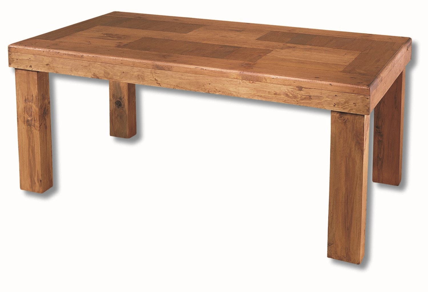 Bureau en pin massif coloris naturel - Longueur 180 x Profondeur