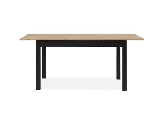 Housse de table extensible pas cher noire 180 cm