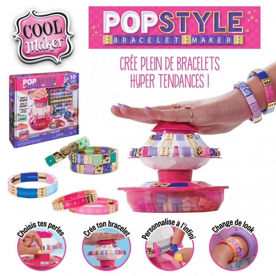 Cool maker - pop style machine à bracelets SPIN MASTER Pas Cher 