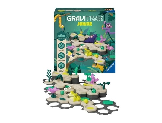 Gravitrax junior - starter set my jungle 97 pieces - circuit de billes -  jeu de construction créatif - ravensburger - des 3 ans RAVENSBURGER Pas  Cher 