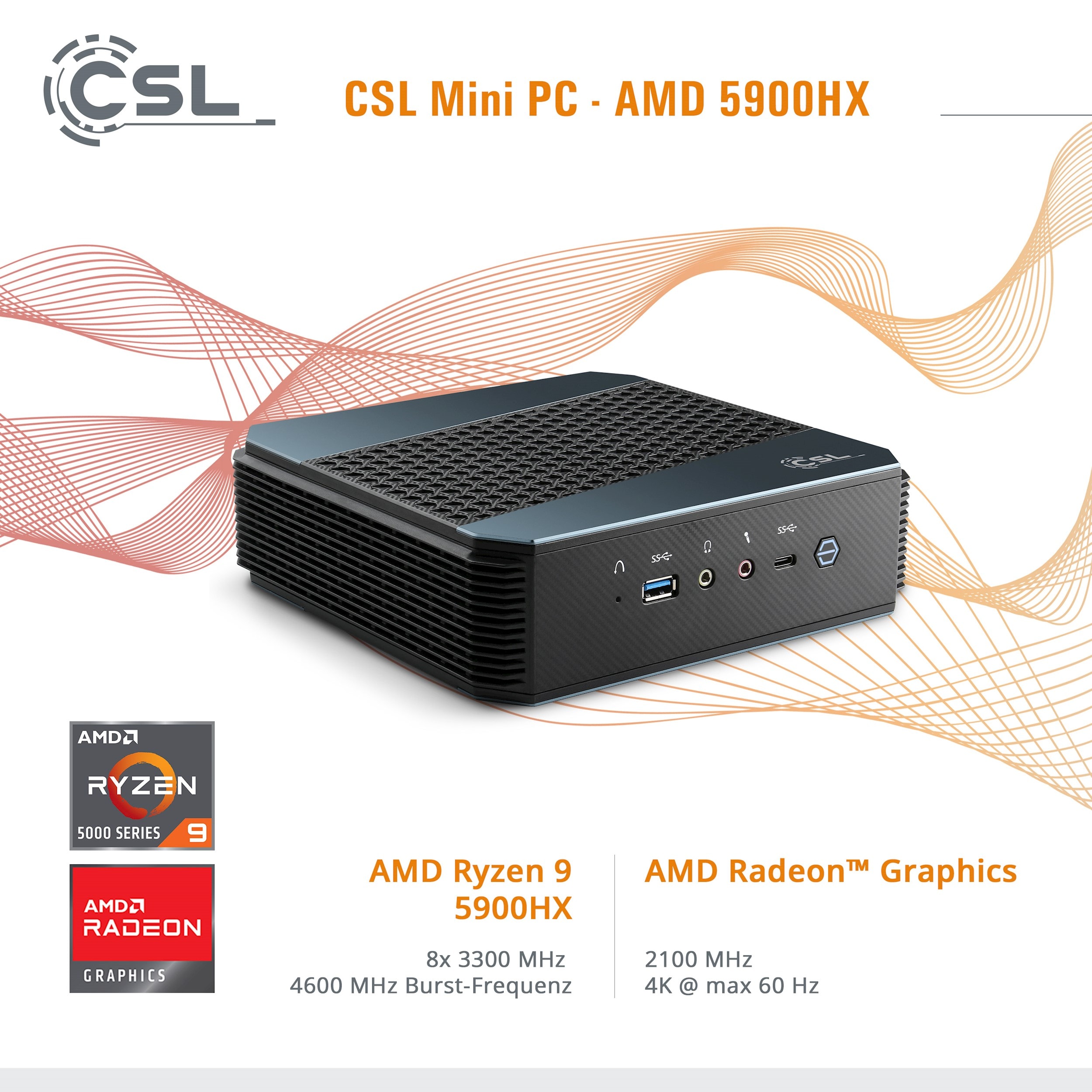 CSL Computer  PC de mise à niveau AMD Ryzen 7 - PC de mise à niveau