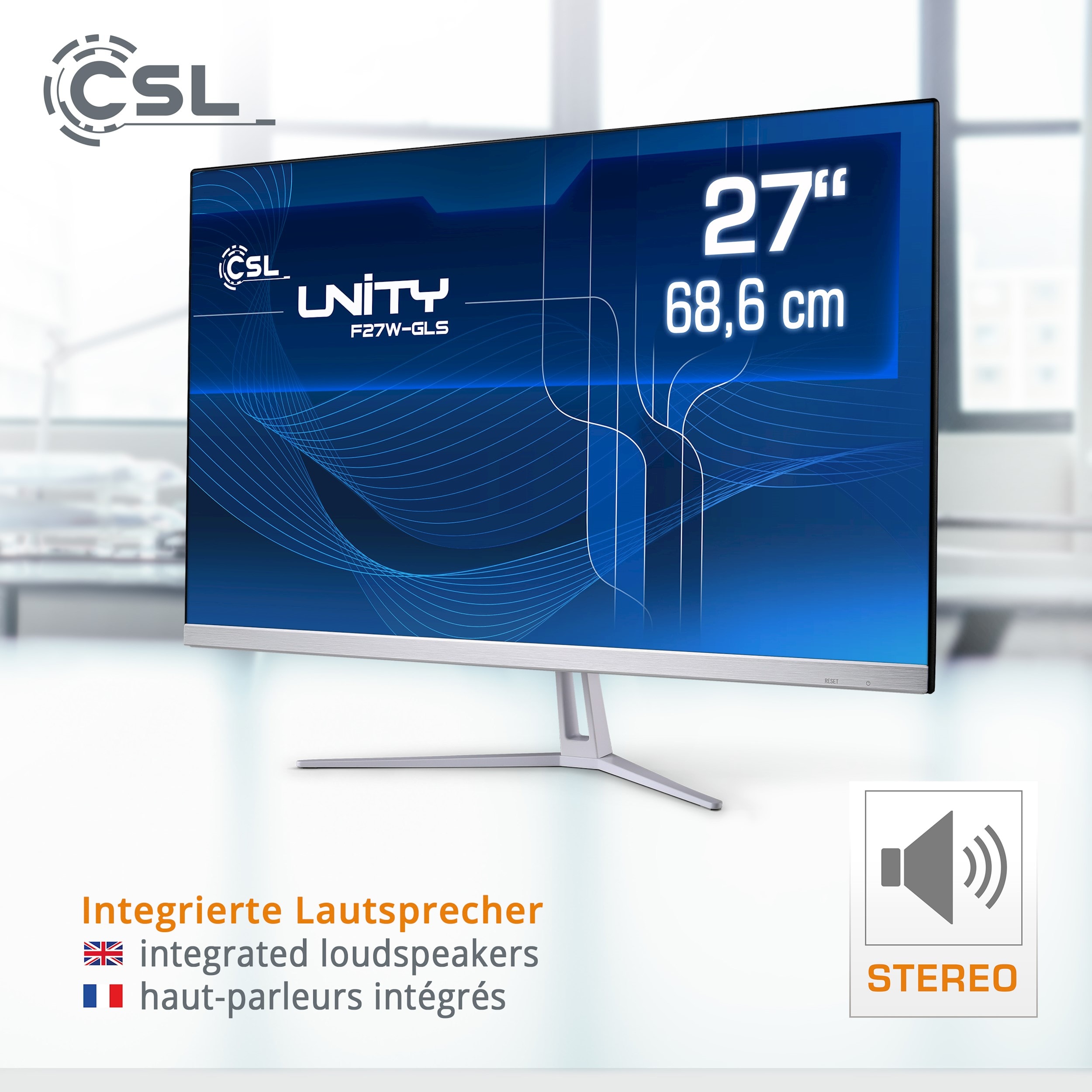 Pc tout-en-un csl unity f27w-gls / 1000 go / 16 go ram / win11