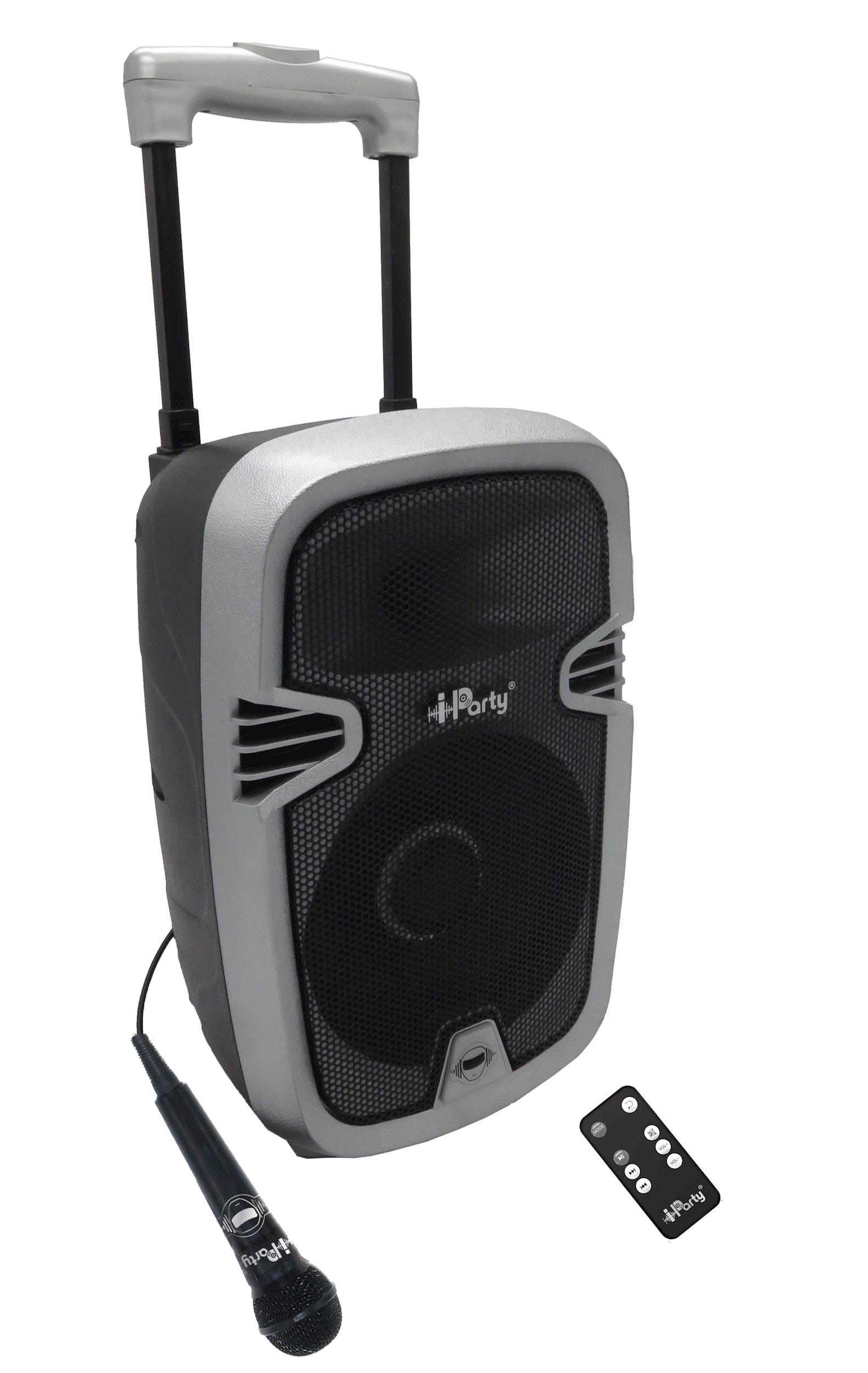 Bluetooth® Karaoke Audio System 8'' Avec Roulettes, Lumières Et Micro - N/A  - Kiabi - 119.99€