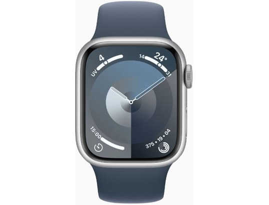 Montre connectée APPLE Apple Watch 9 Silver GPS 41MM Brac bleu