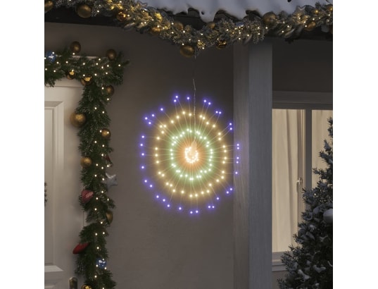 vidaXL Guirlande lumineuse à étoiles LED 200 LED Coloré 8 fonctions