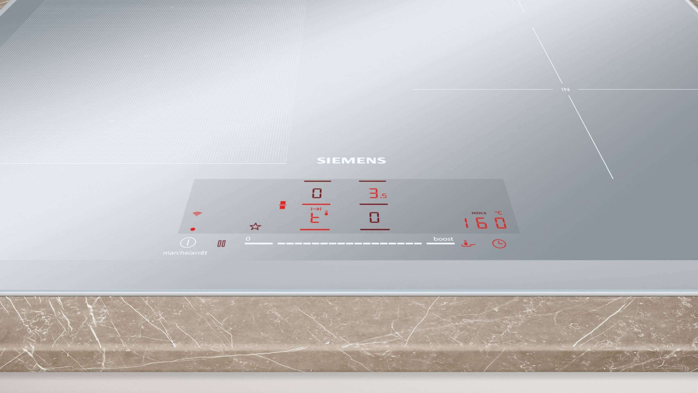 SIEMENS EX65KHEC1F, IQ700, 4 foyers, Flex Induction - Plaque induction