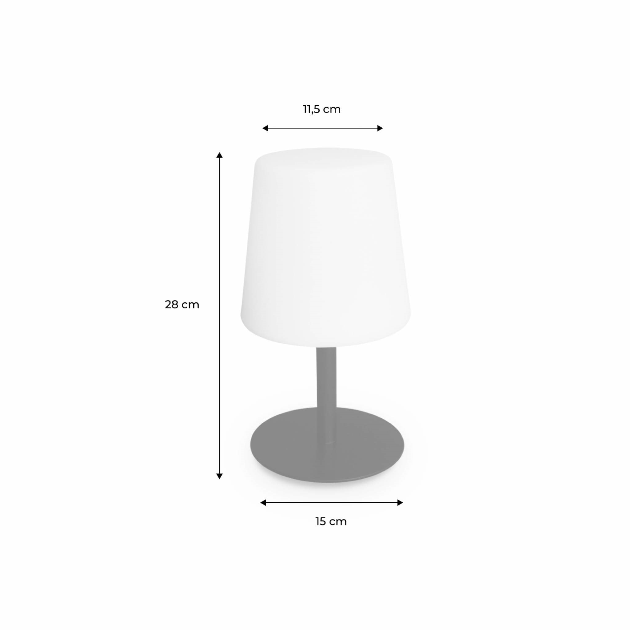 Lampe de table led intérieur/extérieur, 16cm (lot Couleur noir Sweeek