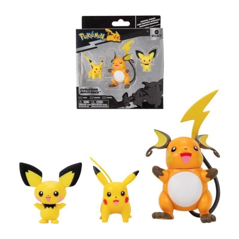 Figurine Pokémon collector 5cm BANDAI : la figurine coloris