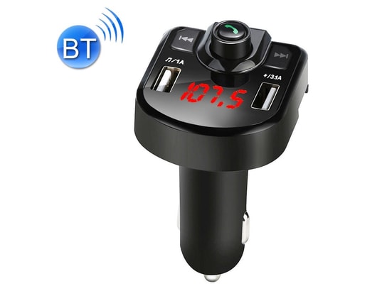 Transmetteur fm bluetooth 5.0 avec charge rapide pd3.0 et lecteur mp3 pour  voiture + sd 4go yonis YONIS Pas Cher 