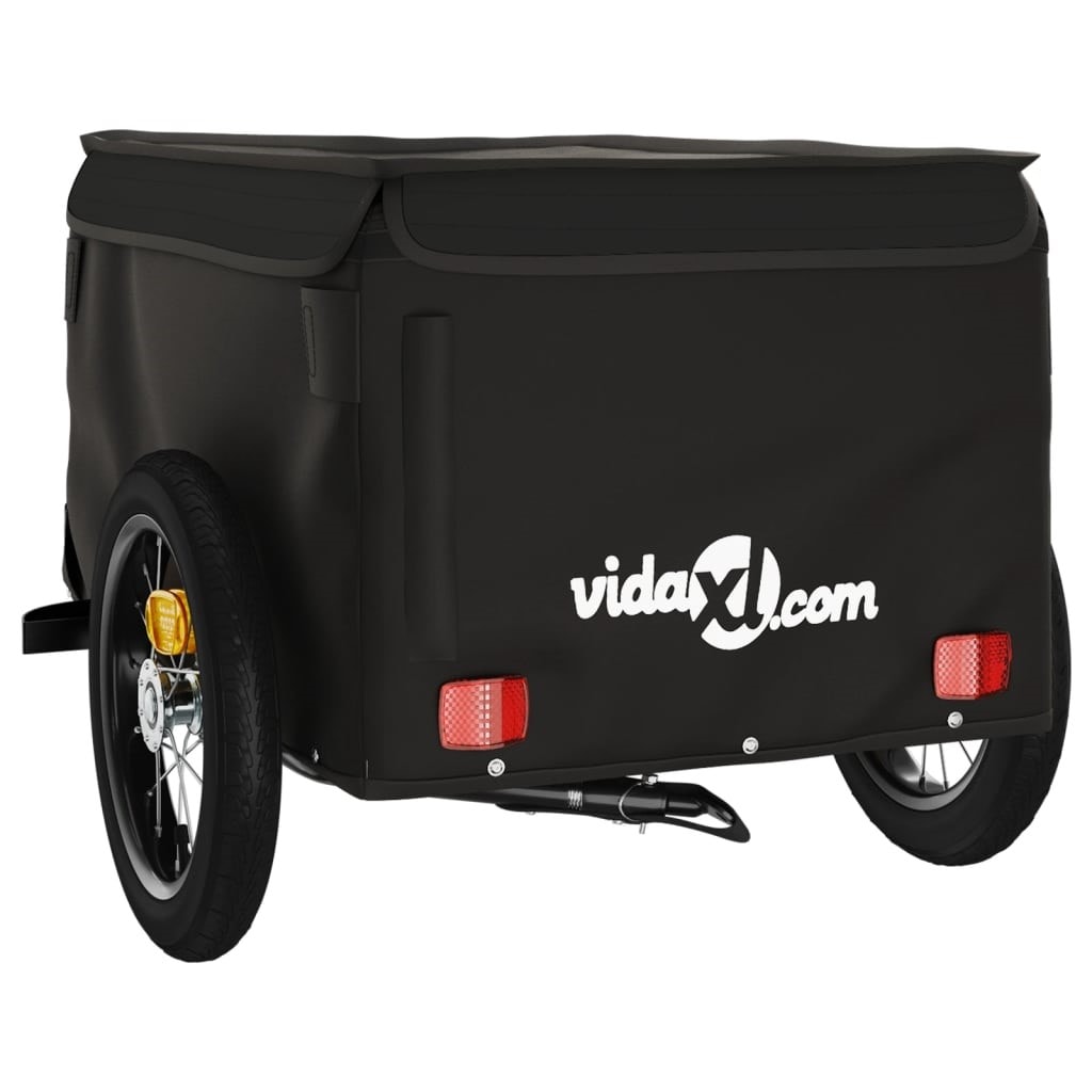 Vidaxl Remorque à Bagages Pour Vélo Avec Sac 91768, Orange
