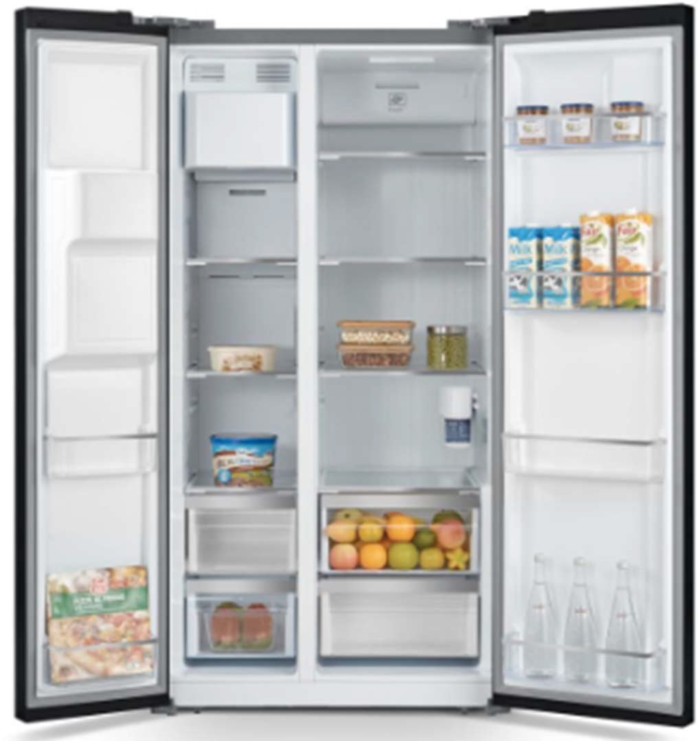 Schneider AG SCUS550NFGLW frigo américain Pose libre 556 L F Blanc