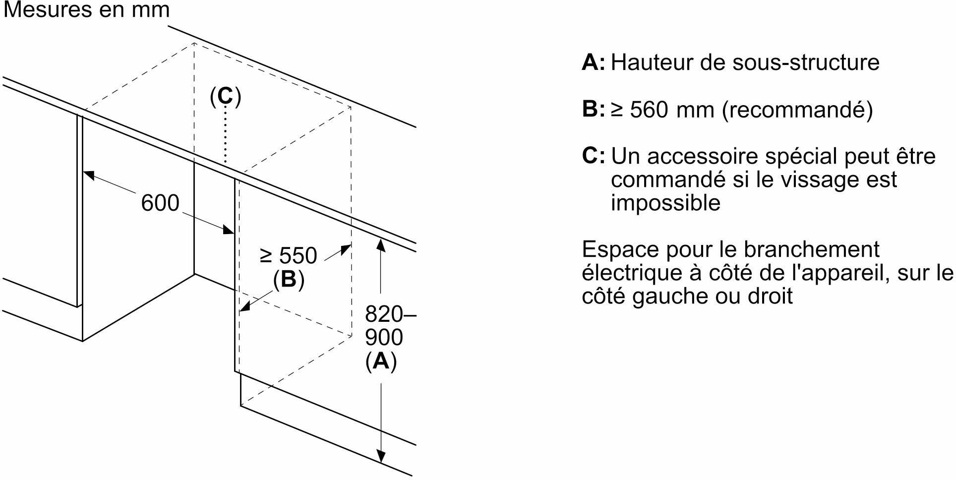 Congélateur top encastrable SIEMENS GU21NADE0 intégrable 82cm pantographes