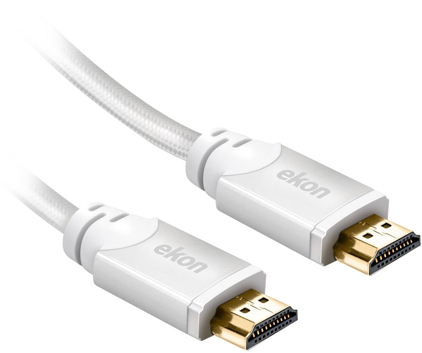 Câble HDMI EKON 3m - Câble HDMI 2.1 connecteurs 8K blanc Pas Cher