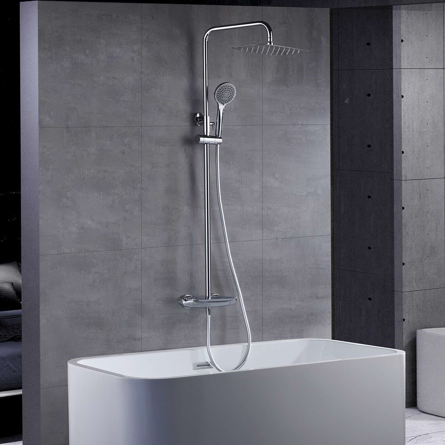 IMEX - Ensemble colonne de baignoire et douche - Barre de douche