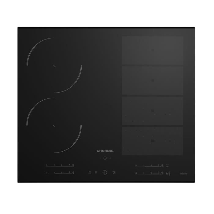 GRUNDIG - Plaque de cuisson induction grundig - 2 feux - 60 cm -  giei627479pn Pas Cher