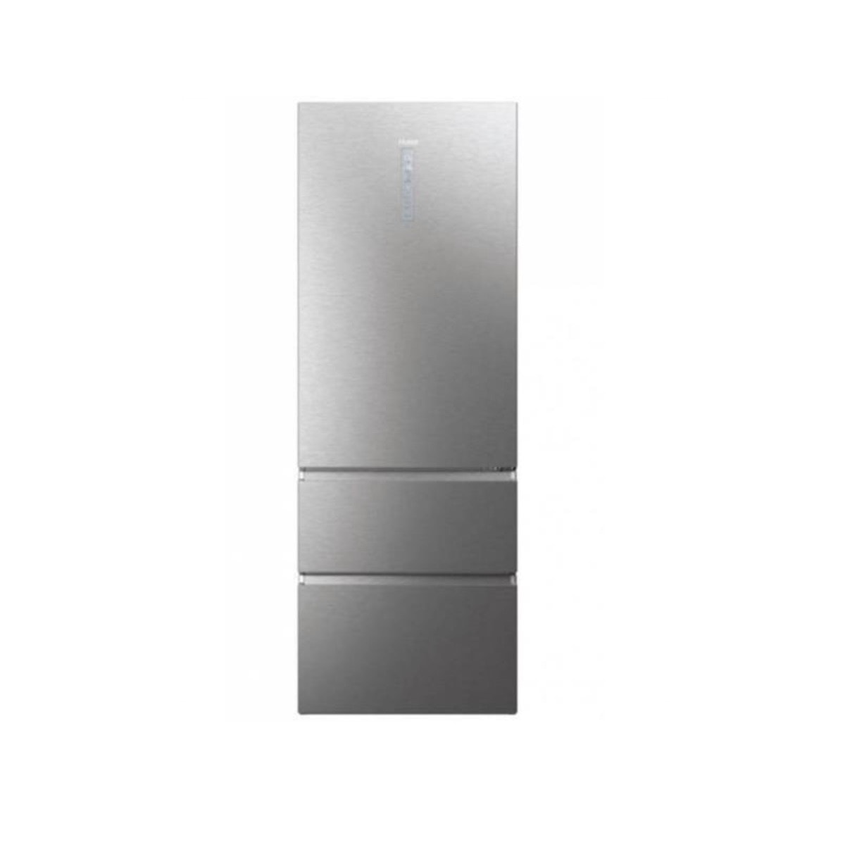 Réfrigérateur combiné 70cm 483l nofrost platinium Haier HTW7720DNMP-1 - Réfrigérateur  congélateur en bas - Achat & prix