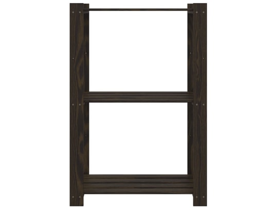 Vidaxl armoire de rangement d'extérieur gris et noir 65x37x165 cm pp VIDAXL  Pas Cher 