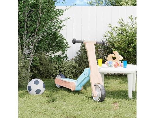 vidaXL Trottinette pour enfants 2-in-1 bleu clair