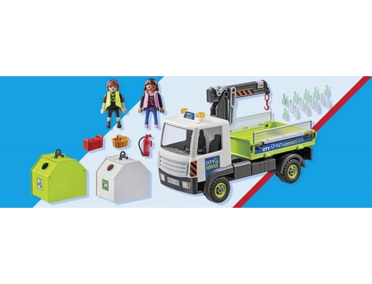 Camion-grue de recyclage de verre - 71431, jeux de constructions &  maquettes