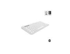 Logitech Pebble Keys 2 K380s clavier RF sans fil + Bluetooth QWERTY Italien  Blanc