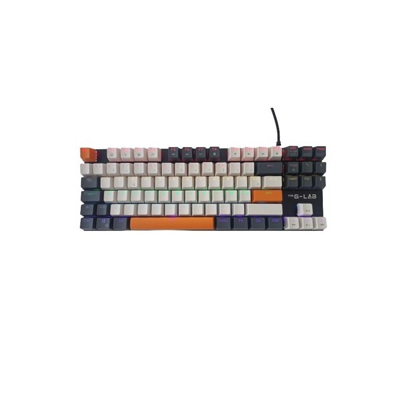 Clavier filaire tkl azerty the g lab 3 couleurs THE G-LAB Pas Cher