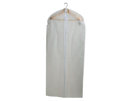 Housse de vêtement avec ouverture zippée en PEVA Taille M - 60 x 135cm