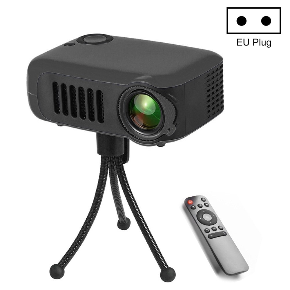 YONIS  Mini vidéoprojecteur portable ultra léger 800 lumens support 1080p  idéal home cinéma noir yonis - Livraison Gratuite