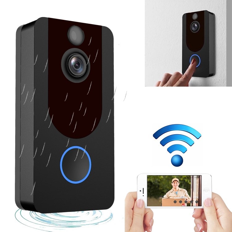 Interphone vidéo sans fil 1080p hd résistant aux intempéries avec vision  nocturne et détection de mouvement pir pour sécurité domicile yonis YONIS  Pas Cher 