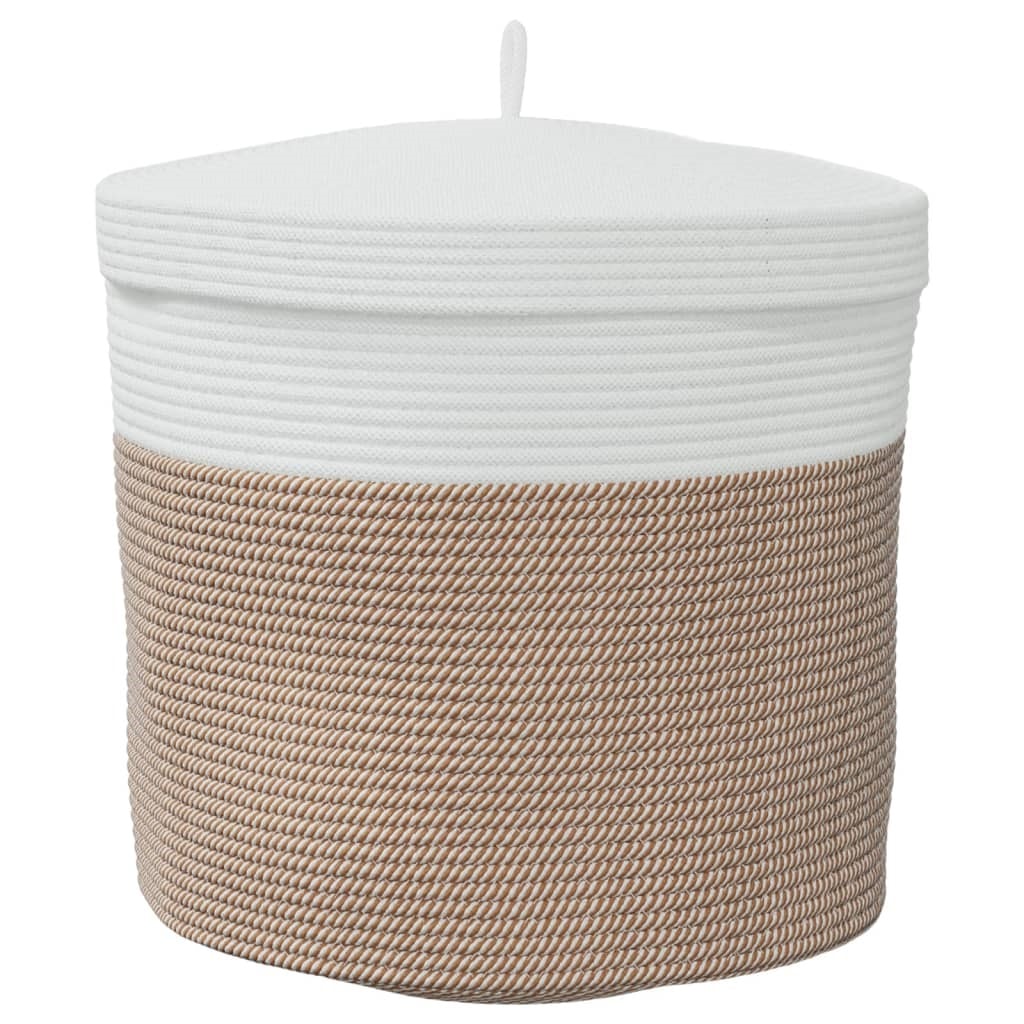 Panier de rangement - Plastique - Marron