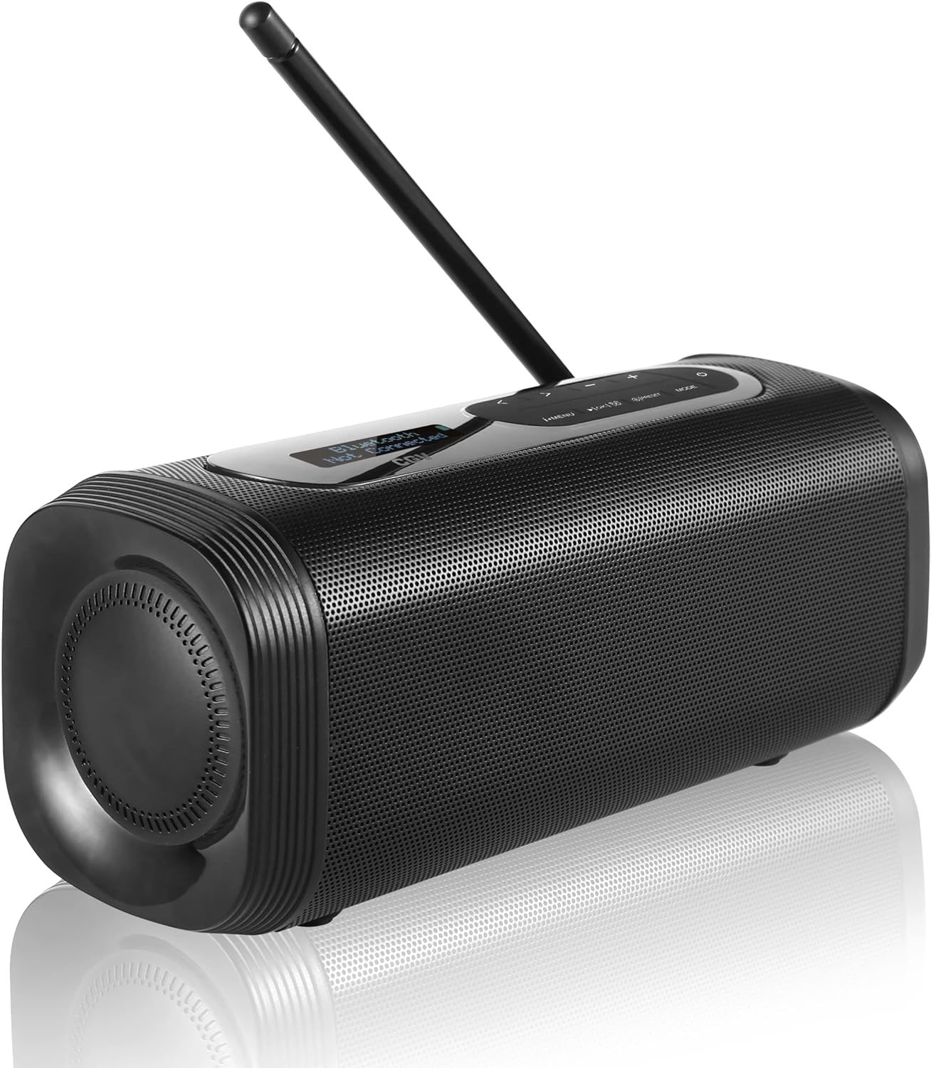 Enceinte nomade bluetooth radio dab+ fm - my speaker+ noir - portée 10m,  bluetooth 5.0, alarme / réveil, autonomie 10h CGV Pas Cher 