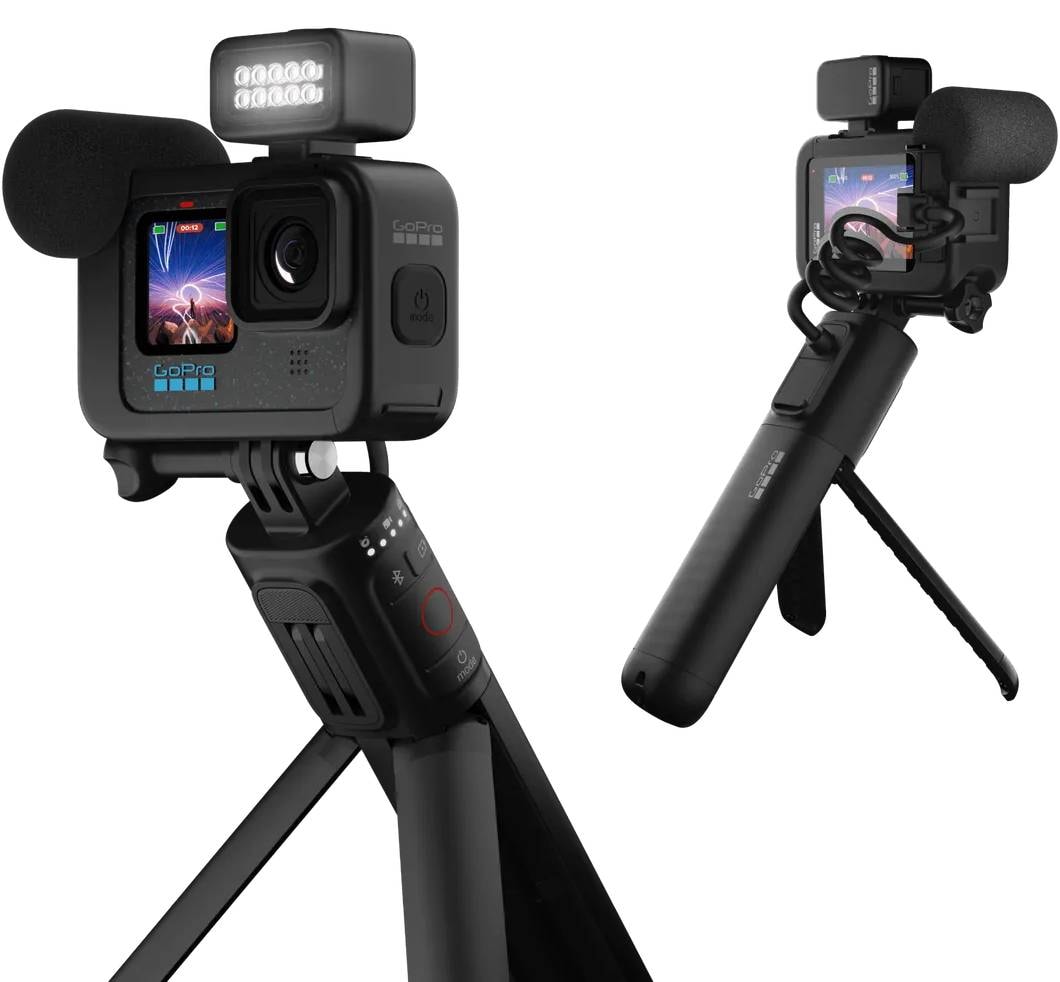 Pack Caméra sport GoPro Hero 12 Noir + Accessoires - Caméra sport