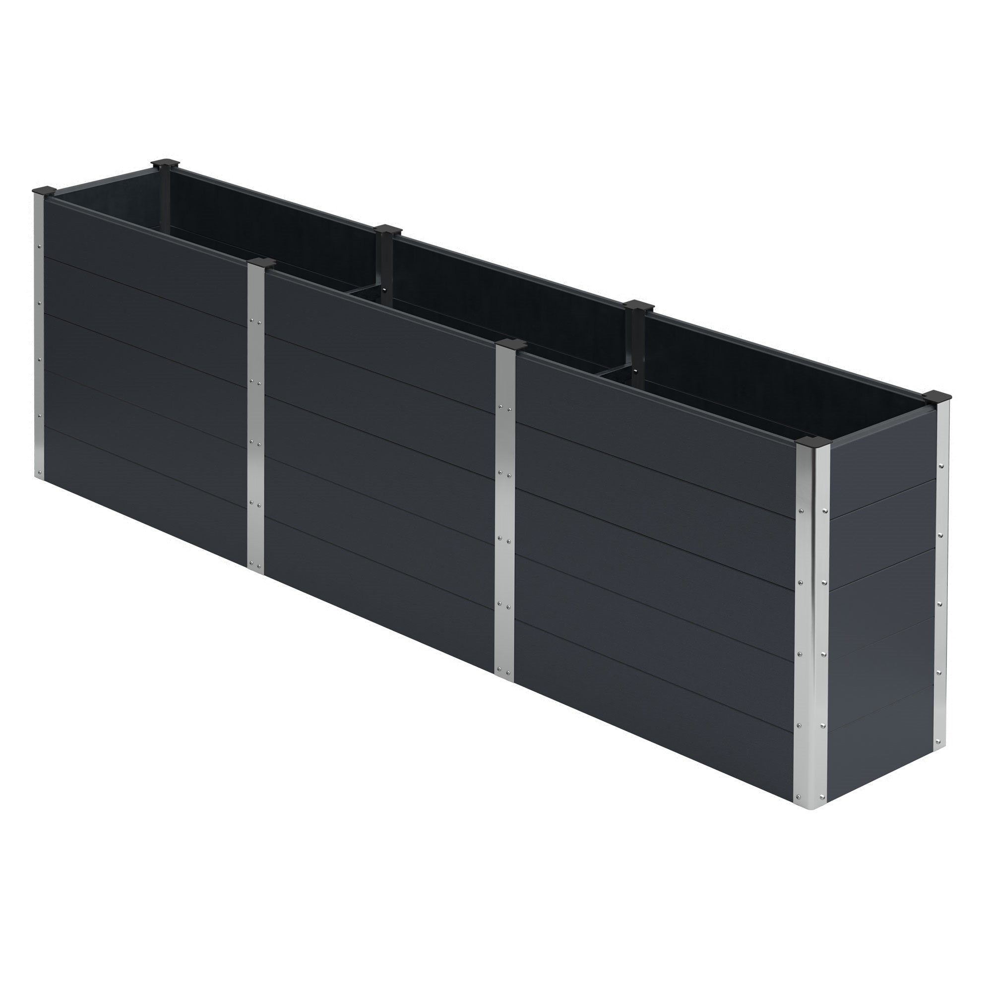 Vidaxl jardinière murale 3 niveaux 60x18,5x110 cm bois douglas massif  VIDAXL Pas Cher 