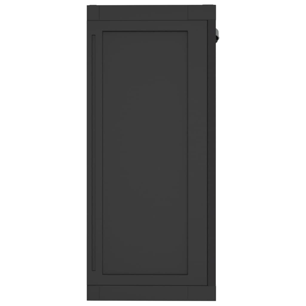 Vidaxl armoire de rangement d'extérieur noir 65x37x85 cm pp VIDAXL Pas Cher  