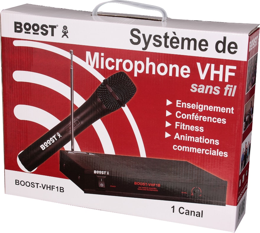 Micro sans fil BOOST BOOST-VHF1 Pas Cher 