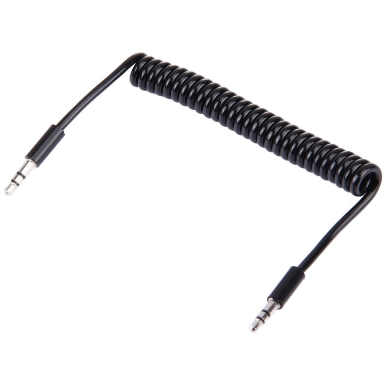 Câble Spiralé De Remplacement Pour Casques Sennheiser HD25 Et Autres - Longueur étirable 2-6 M, Fiches 3,5 Mm Et 6,5 Mm Incluses