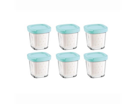 Jeu de pots yaourtière blanc - 6pcs - XF100110 - SEB