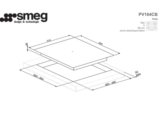 SMEG PV164CB - Fiche technique, prix et avis
