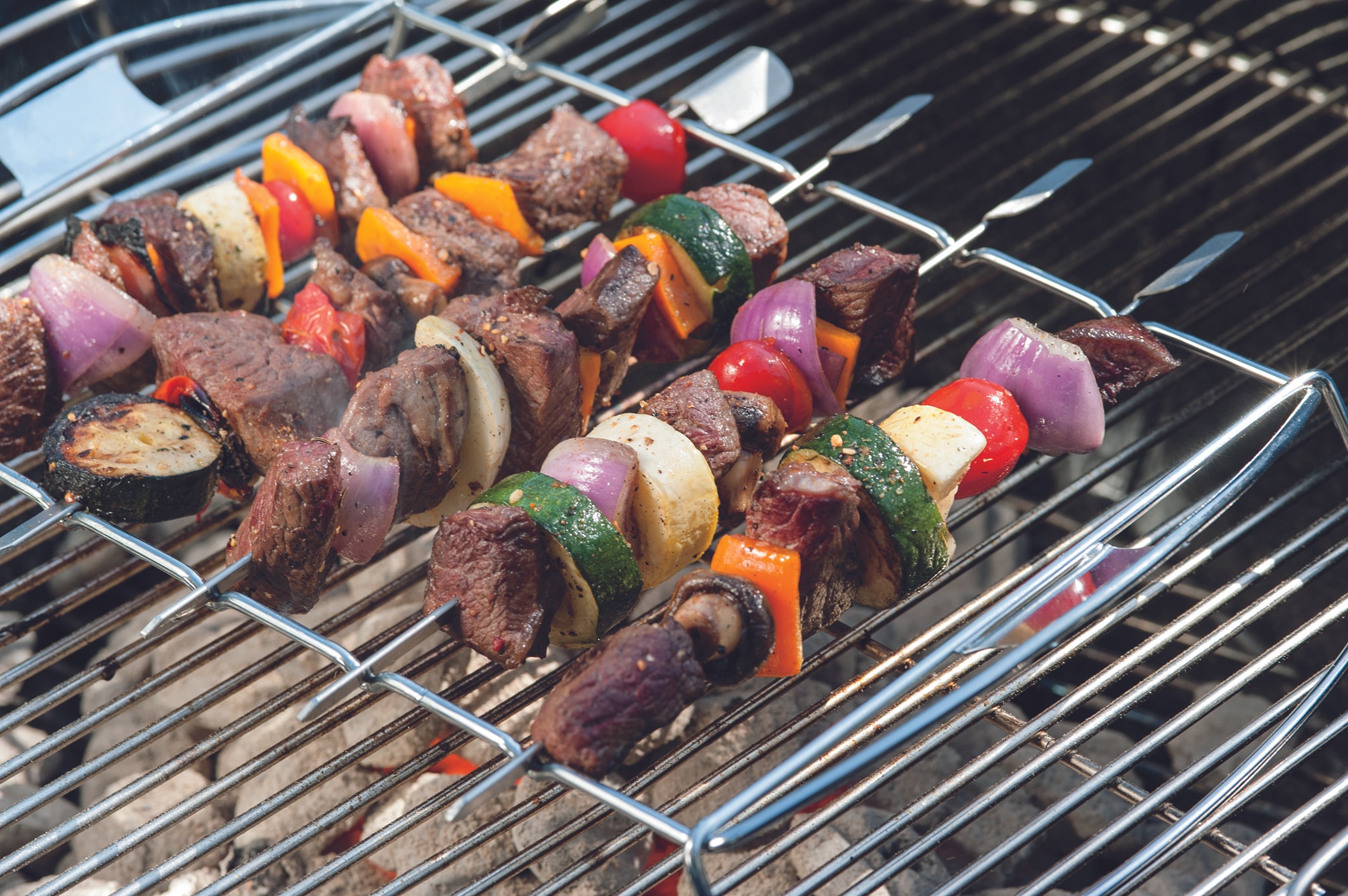6 brochettes à barbecue XXL, Barbecues et grils