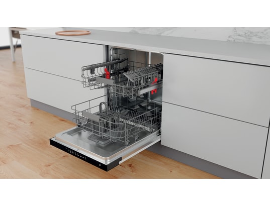 Bosch - Lave vaisselle integrable 60 cm SMI4HCB19E, Série 4, 14 couverts,  Bandeau noir - Lave-vaisselle - Rue du Commerce